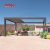 Pergola with Automatic Roof and Rain Sensor Ideal Hotel Garden and Outdoor Events Luxury Outdoor Structure Retractable Pergola