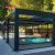 Outdoor Aluminium Motorized Louvered Pergola with Bioclimatic Feature Modern Design Garden Patio Backyard Retractable Pergola