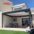 Modern Outdoor Bioclimatic Aluminium Louvered Pergola with Motorized Screen For Garden Patio Backyard Retractable Pergola