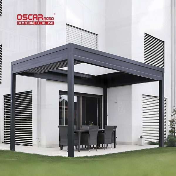 with Adjustable Ventilation and Sun Protection Ideal Backyard Party Outdoor Dining and Family Gathering Retractable Pergola