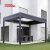 Commercial Motorized Gazebo with Shading and Ventilation Function Ideal Gardens Patios and Backyards Retractable Pergola