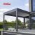 Outdoor Bioclimatic Louvered Roof System Kit Gardens Patios and Balconies Aluminum Metal Pergola Retractable Pergola