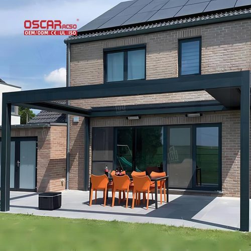 Aluminium Louvered Pergola Weatherproof Biological Outdoor Ideal Gardens Patios Backyards Easy Lifestyle Retractable Pergola
