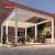 Aluminum Outdoor Louvered Roof Structure 100% Rain  Resistant Patio Garden Poolside Shading Solution Retractable Pergola