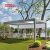 Motorized Waterproof Aluminum Pergola with Led Strip Lights Luxury Garden Gazebo For Patio Backyard Terrace Retractable Pergola