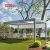Easily Assembled Luxury Aluminum Louver Roof Pergola Metal Covers with Curtain Garden Patio Backyard Retractable Pergola