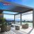Light - Duty Aluminum Motorized Waterproof Louvre Pergola and Patio Gazebo Systems Garden Balcony Backyard Retractable Pergola