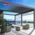 Aluminum Frame Waterproof Sun - Proof Louvered Pergola Louvre Outdoor Party 3X3M 3X12M Retractable Pergola