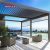 Quality Outdoor Remote Control Retractable Aluminium Louvered Roof Pergola Kits Gardens Patios Balconies Retractable Pergola