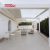 Sliding Screen Waterproof Outdoor Aluminum Pergola with Motorized Louvers Gardens Patios Backyards Retractable Pergola