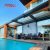 Aluminium Louvre Roof Garden Deck and Pergola Ideal Outdoor Party Patio Gathering Backyard Relaxing Retractable Pergola