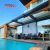 Factory Price Outdoor Aluminum Motorized Bioclimatic Pergolas Garden Patio Backyard Retractable Pergola