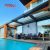 Rainproof Motorized Aluminium Louvre Roof Garden Terrace Patio Waterproof Cover Wholesale Building Retractable Pergola