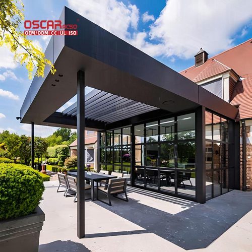Aluminium Louvered Pergola Kits Australia Weatherproof Biological Outdoor Use Garden Patio Balcony Retractable Pergola