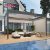 Modern Design Aluminium Prefab Houses Bioclimatic Motorized Louvered Pergola For Garden Patio Backyard Retractable Pergola