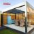 Motorized Control Open Aluminum Louvered Outdoor Terrace Sustainable Pergola Kits Patio Garden Balcony Retractable Pergola
