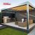 Electric Outdoor Sunshade Aluminum Waterproof Adjustable Louvered Structure Garden Patio and Outdoor Areas Retractable Pergola