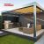 Electric Louvered Roof System Kits Patio Garden Balcony with Bioclimatic Function and Aluminum Structure Retractable Pergola