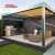 Free Standing Waterproof Motorized Louvered Pergola Awning Systems Garden Patio Backyard Retractable Pergola