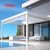 Waterproof Motorized Outdoor Aluminium Louvres Bioclimatic Sun Awning Garden Patio Balcony Retractable Pergola