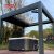 Waterproof Adjustable Aluminum Outdoor Louvre Roof Garden Bioclimatic Pergolas Ideal Backyard Patio Terrace Retractable Pergola