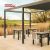 4X6 Latest Design Powder Coating Modern Louvered Roof Aluminium Structures Garden Patio Backyard Retractable Pergola