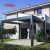 Louvered Aluminum Waterproof Manual Pergola Outdoor Garden Patio Mediterranean  Style Gazebo Pavilion Retractable Pergola