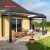 Louvered Waterproof Pergola with Blind House Garden and Outdoor Spaces Ideal Backyard Patio and Poolside Retractable Pergola