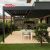 Roof Louver Bioclimatic Aluminum Pergola with Remote Control and Zipper Blinds Garden Patio Courtyard Retractable Pergola