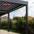 Sustainable Waterproof Customized Electric Outdoor Aluminium Louvered Pergola Cover Garden Patio Poolside Retractable Pergola