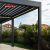 Waterproof Opening Roof Louver Pergola Garden Patio Balcony Ideal Sunny or Rainy Days European Style Retractable Pergola