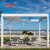 Remote - Controlled Waterproof Sliding Curtain Outdoor Aluminum Structure Ideal Garden Patio Backyard Retractable Pergola