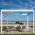 Hot Sale Waterproof Retractable Louver Roof Pergolas Patio Outdoor Garden Backyard Aluminum Outdoor Shelters Retractable Pergola