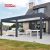 Motorized Waterproof Aluminum Louvered Car Parking Canopy Driveway Garden Patio Retractable Pergola