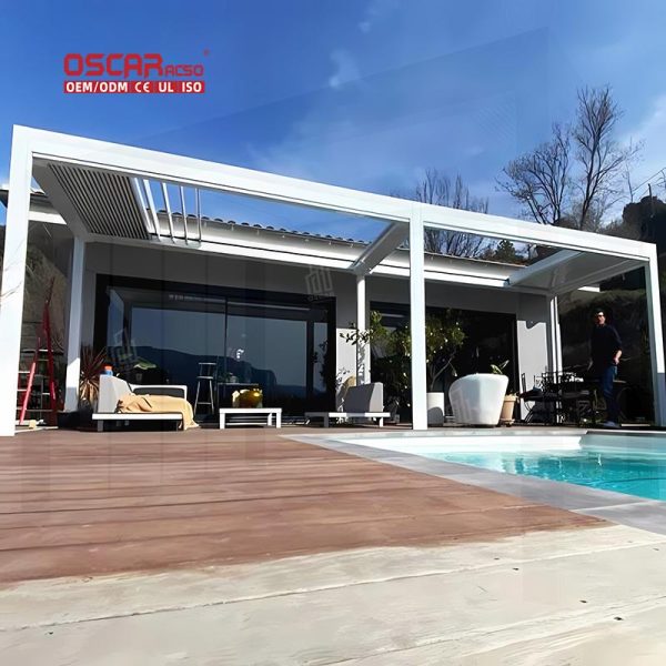 Wholesale Aluminum Sun – Shading Outdoor Terrace Gazebo Pergola Patio Garden Retractable Pergola