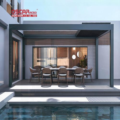 Backyard Pergolas with Sun Protection and Ventilation Ideal Outdoor Parties and Relaxing in Us Gardens Retractable Pergola