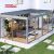 Motorized Waterproof Wall - Mounted Outdoor Structure Patio Garden Balcony Aluminum Structure Shade Retractable Pergola
