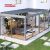 Motorized Adjustable Outdoor Metal Waterproof Louvered Canopy Garden Patio Backyard Retractable Pergola