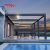 Waterproof Outdoor Aluminium Louver Roof System Kits Garden Bioclimatic Pergola in European Areas Retractable Pergola