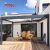 Outdoor Waterproof Motorized Sunshade Louvered Cover Terrace Patio Garden Retractable Pergola