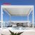 Outdoor Aluminium Electric Louvered Patio Roof with Waterproof Design Ideal Gardens Balconies and Patios Retractable Pergola