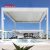 Motorized Aluminium Outdoor Bioclimatic Structure Sunshade in Garden Patio Terrace Retractable Pergola
