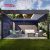 Adjustable Louvered Outdoor Aluminum Motorized Bioclimatic Roof 3M X 4M Garden Patio Backyard Retractable Pergola
