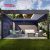 Outdoor Motorized Aluminium Louver Structure Garden Patio Backyard Ideal Relaxing Entertaining and Gathering Retractable Pergola