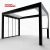 Outdoor Aluminium Motorized Adjustable Louvered Pergola with Led Light System Gardens Patios Backyards Retractable Pergola