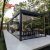 Bioclimatic Outdoor Motorized Adjustable Ventilated Louvered Canopy Shade Kits Garden Patio Poolside Retractable Pergola