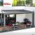 Modern Bioclimatic Motorized Aluminium Louvered Shade Structure Garden Patio Backyard Outdoor Use Retractable Pergola