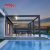 3X4 Adjustable Aluminium Alloy Louver Cover with Sunshade Patio Garden Pool Pergola Retractable Pergola
