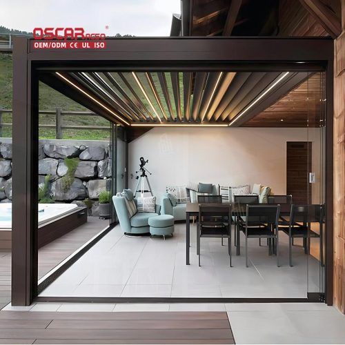 Selling Waterproof Outdoor Patio Pergola Roof System Ideal Gardens Balconies and Backyards Stylish Durable Retractable Pergola