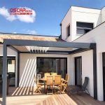 Outdoor Waterproof Sun Protection Louvered Canopy Designs Garden Patio Balcony Retractable Pergola